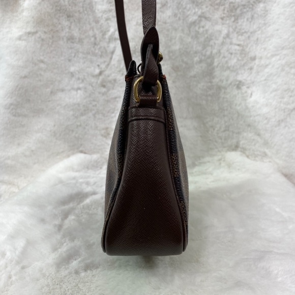 Louis Vuitton Trousse Pochette Brown Canvas Clutch Bag Authentic - Picture 4 of 16
